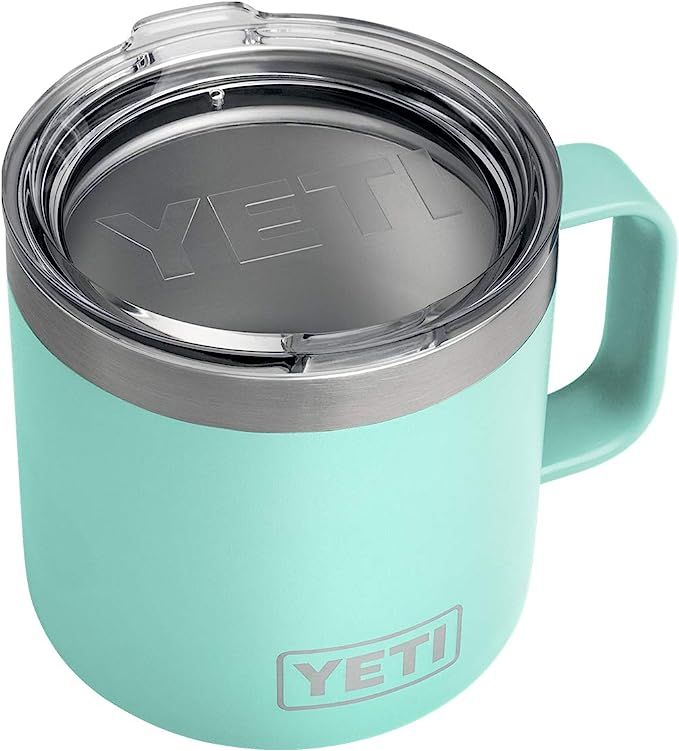 YETI Rambler 14 oz Mug, Stainless Steel, Vacuum Insulated with Standard Lid | Amazon (US)