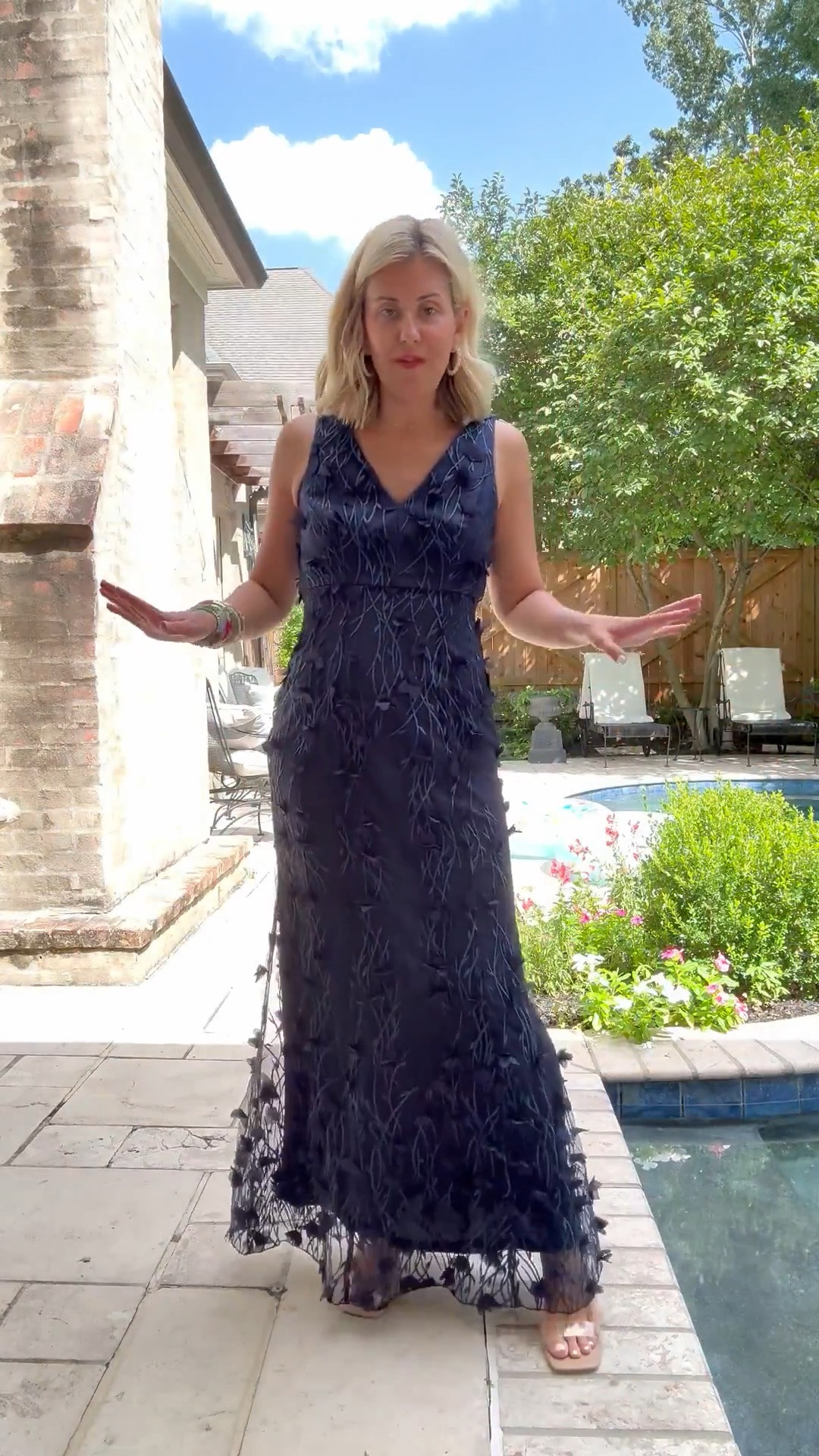 How gorgeous is this new dress?!? I’m in a size 2 and 8 heel.

CODES: 
Allie + Bess - Catherine 20

#LTKWedding #LTKOver40 #LTKSaleAlert