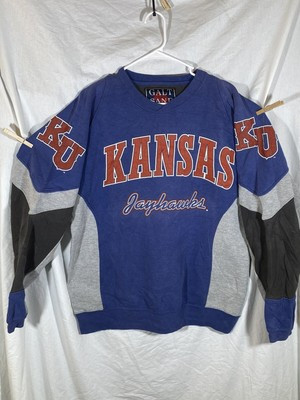 Vintage Kansas Jayhawks Galt Sand Two Tone Sweatshirt Pullover Blue Gray Medium  | eBay | eBay US