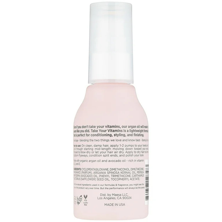 Hairitage Take Your Vitamins Argan Oil & Avocado Hair Oil, 3.4 fl oz | Walmart (US)