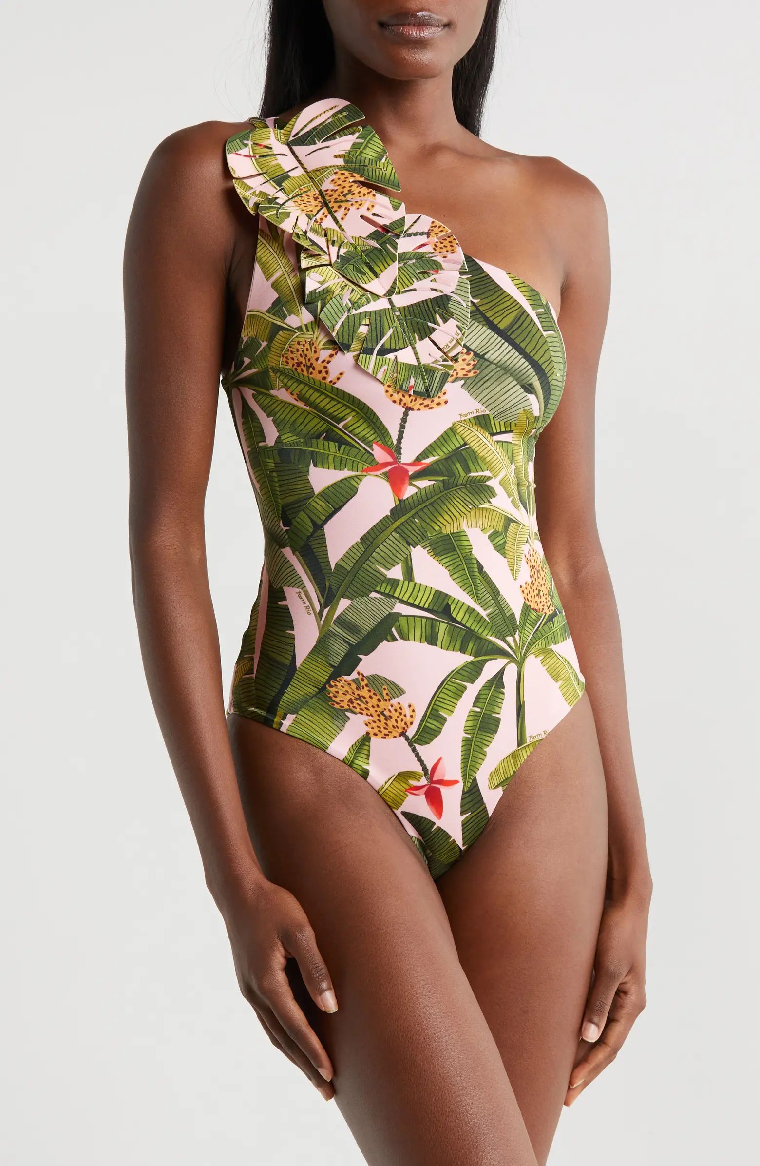 FARM Rio Banana Leaves One-Piece Swimsuit | Nordstrom | Nordstrom