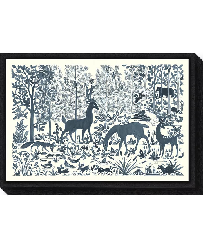 Forest Life I by Miranda Thomas Canvas Framed Art | Macy's