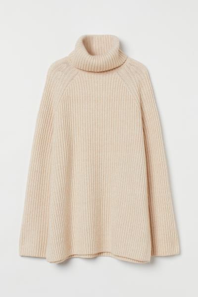 Ribbed Turtleneck Sweater | H&M (US)