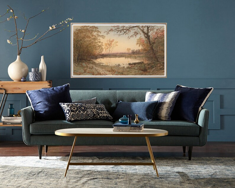 Vintage Autumn Landscape Samsung Frame TV Art Vintage Fall - Etsy | Etsy (US)