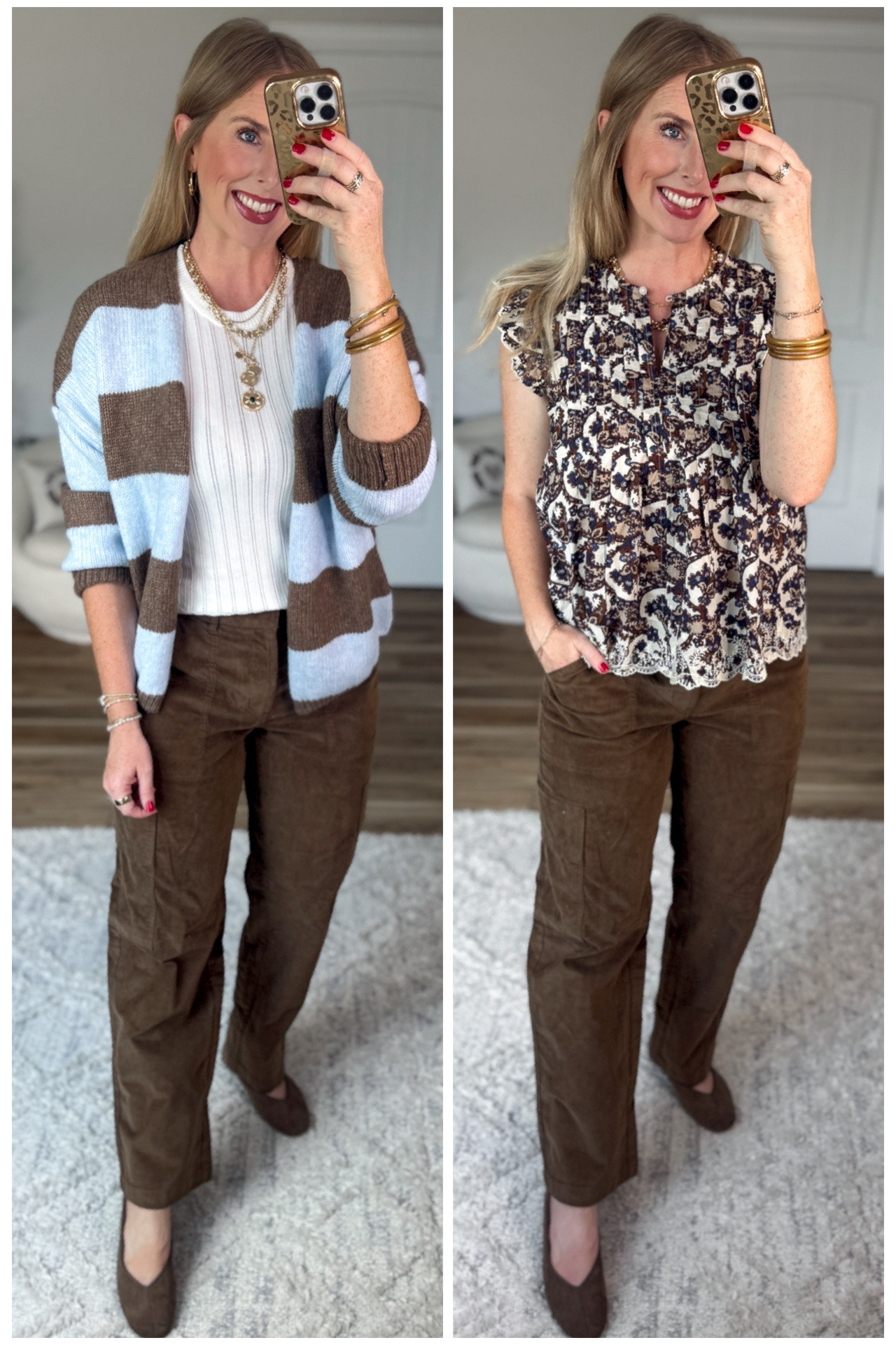 2 ways to style these corduroy pants from Walmart!

#LTKootd