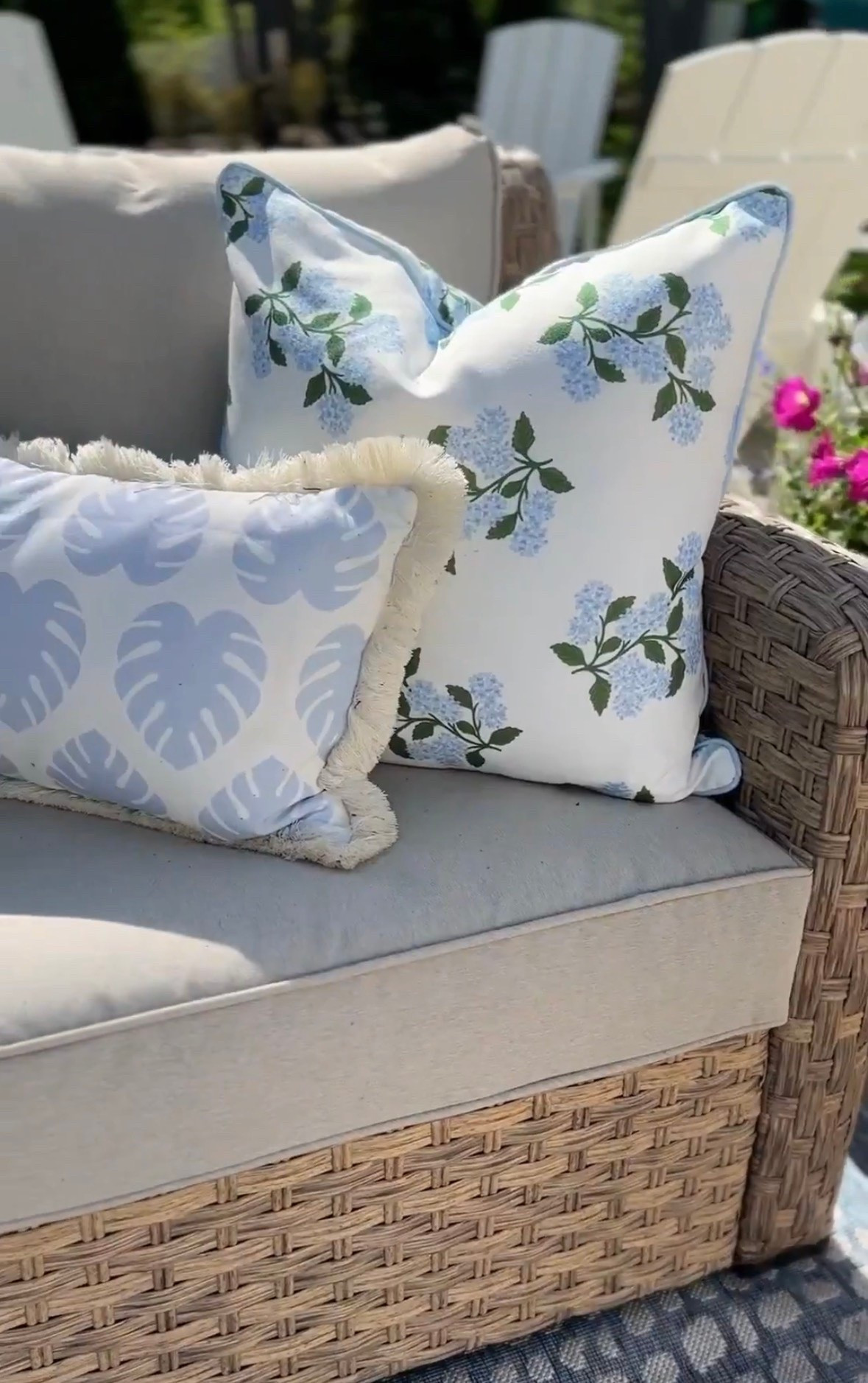 Outdoor throw pillows are a great way to add color and pattern to your patio or porch. Shop some favorites here!

#LTKHome #LTKSeasonal