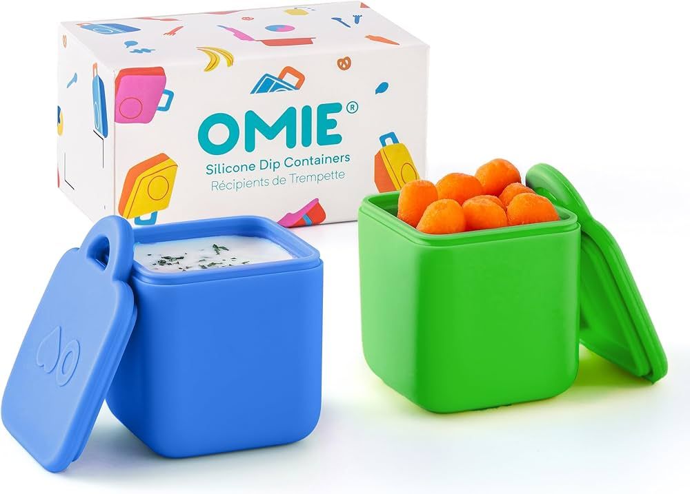 OmieBox (2 pack) Leakproof Dips Containers To Go, Salad Dressing Container, Condiment Container w... | Amazon (US)