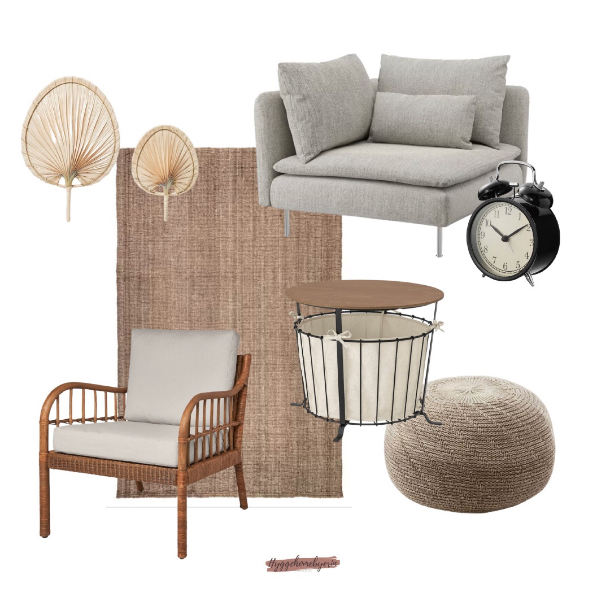 Scandi living room full of Ikea must haves 