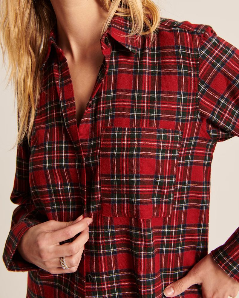 Boyfriend Flannel Shirt | Abercrombie & Fitch (US)