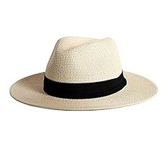 FURTALK Womens Mens Wide Brim Straw Panama Hat Fedora Summer Beach Sun Hat UPF Straw Hat for Wome... | Amazon (US)
