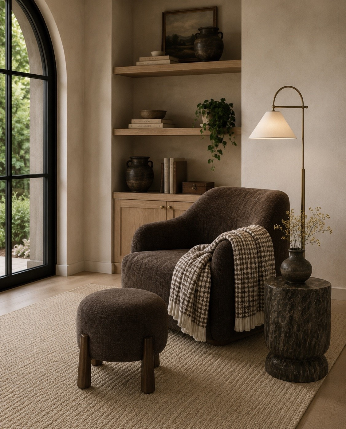 Cozy, curated, and collected! This corner styling is the perfect blend of function and style. I love the warmth of these pieces—all from Wayfair!

#LTKHome #LTKSaleAlert