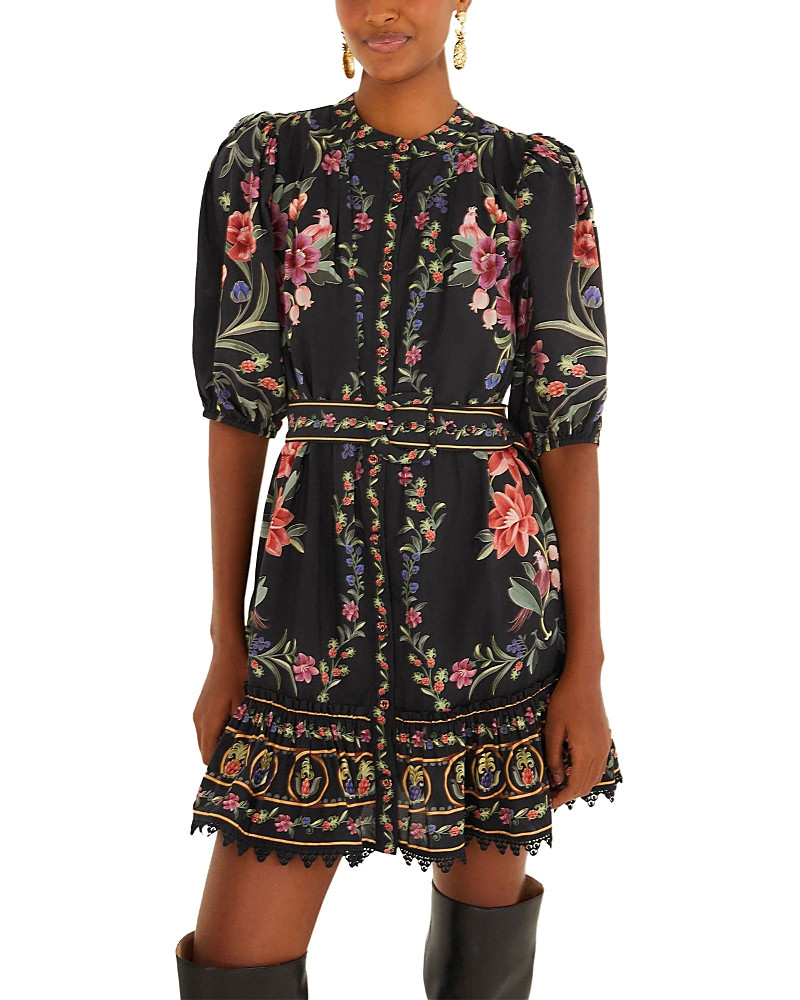 Farm Rio Belle Garden Mini Dress | Bloomingdale's (US)