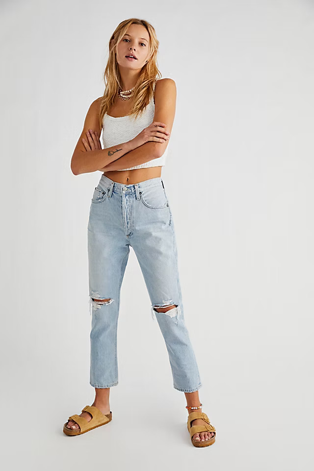 AGOLDE Riley Jeans | Free People (Global - UK&FR Excluded)