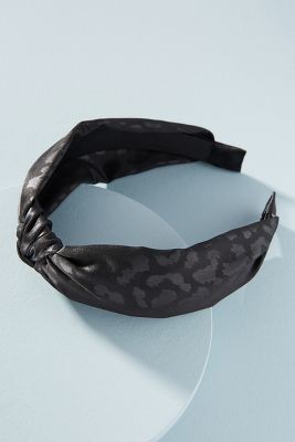 Leopard-Printed Knotted Headband | Anthropologie (US)