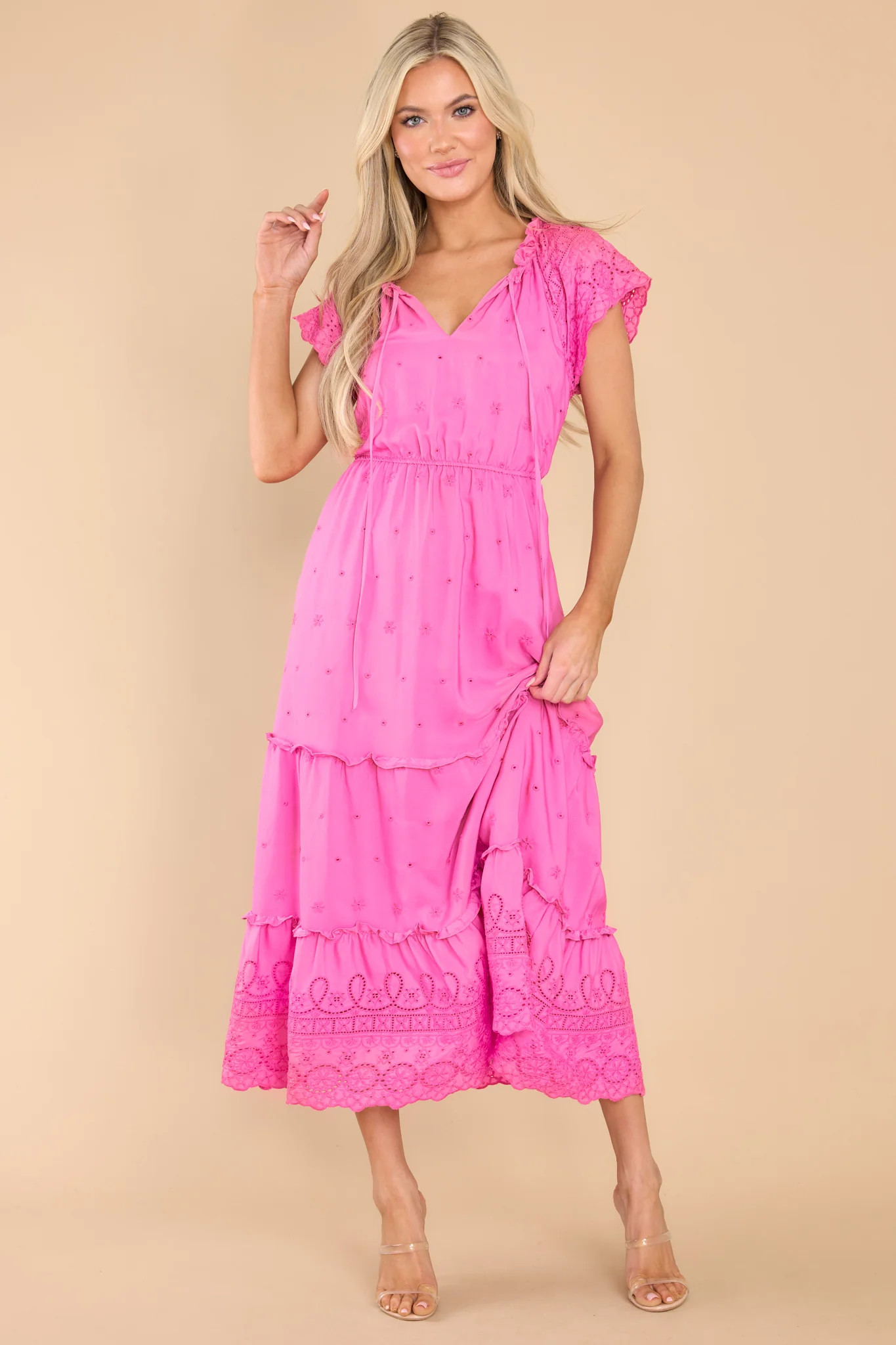 My Darling Heart Fuchsia Maxi Dress | Red Dress 