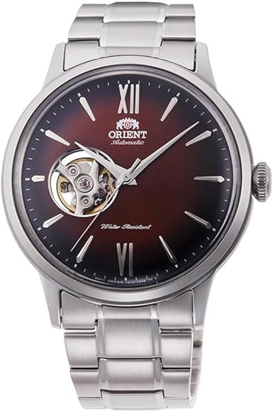 Orient Mens Analogue Automatic Watch with Stainless Steel Strap RA-AG0027Y10B, Steel Garnet, Brac... | Amazon (US)
