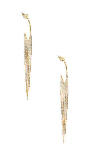 Feline Earrings in Gold | Revolve Clothing (Global)