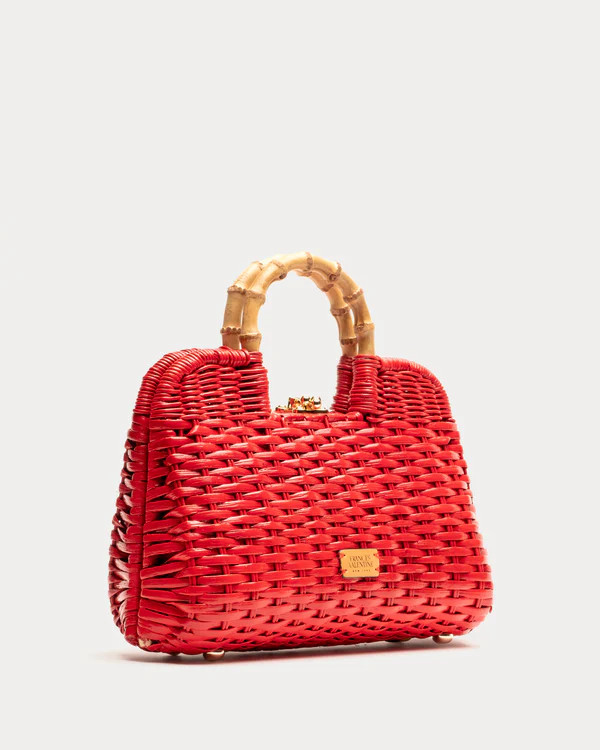 Buzzy Basket Wicker - Red | Frances Valentine