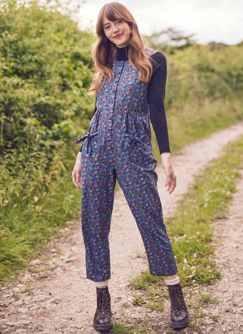 Laura Ashley X Joanie - Deryn Daniela Floral Print Jumpsuit | Joanie