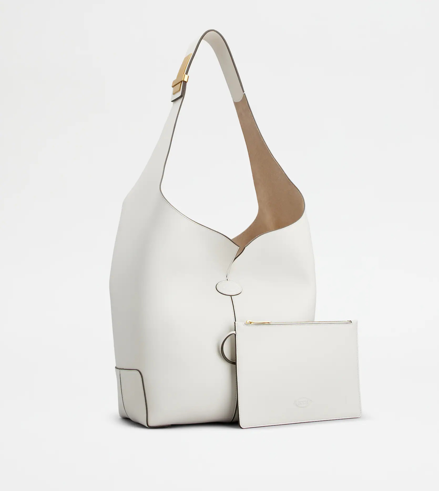 Tod's Di Bag Folio Shoulder Bag in Leather Large | Tods