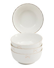 4pk Bows Cereal Bowls | TJ Maxx