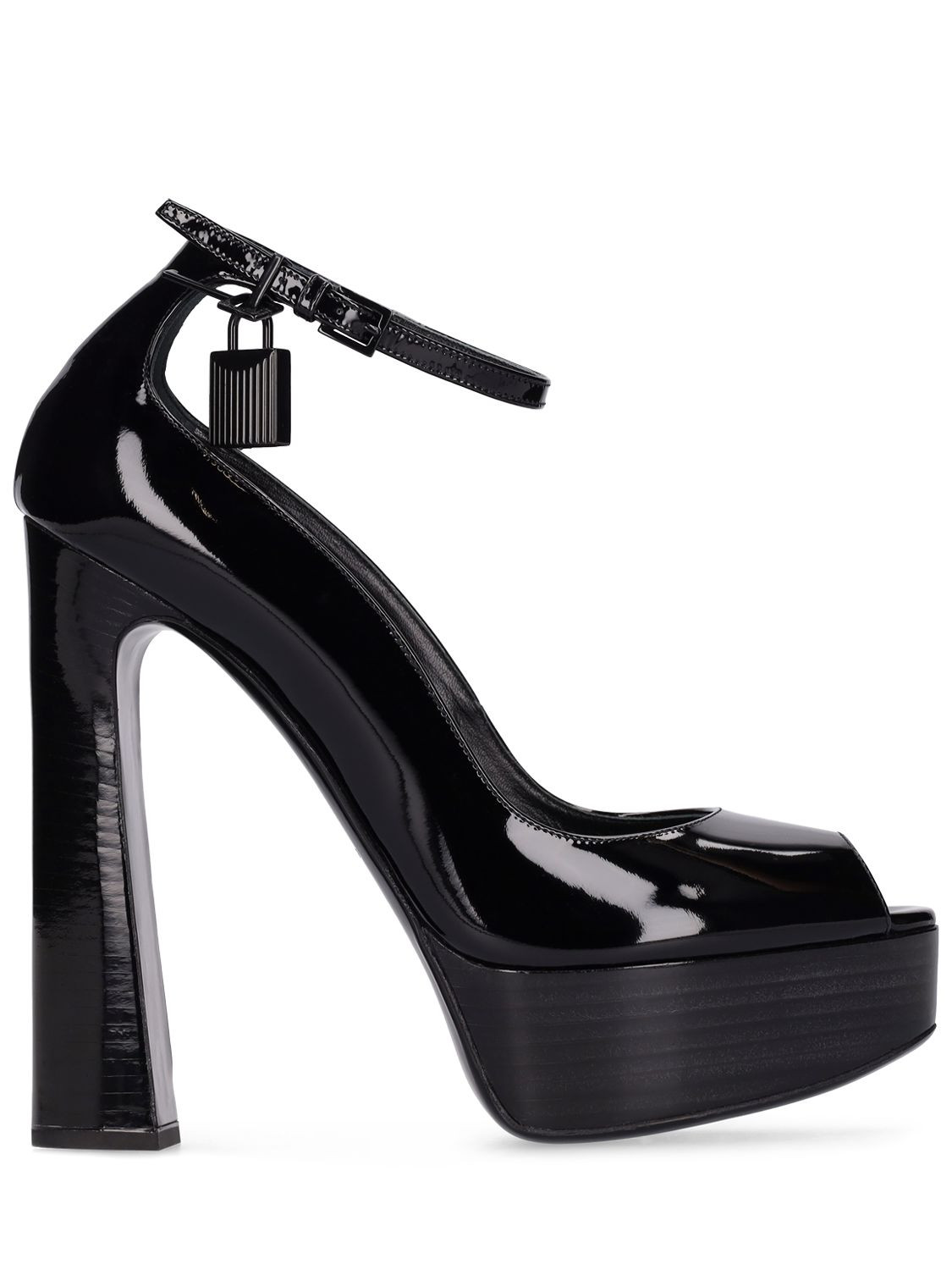 145mm Padlock Patent Leather Pumps | Luisaviaroma