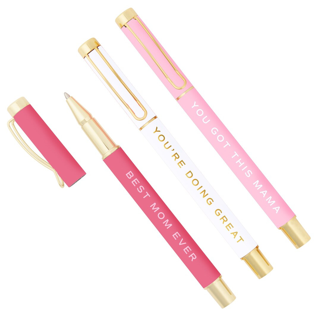 Best Mom Ever Pen Set | Set of Three Colorful Refillable Pens | Valentine's Day, Mother's Day, Ba... | Etsy (US)