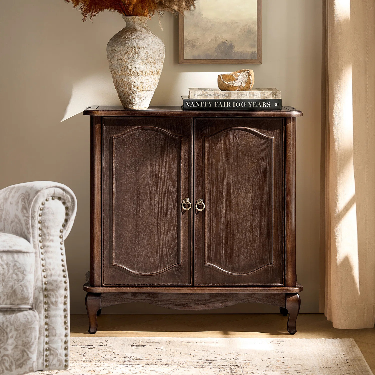 Ava 32"Wide Traditional 2 Door Cabinet with Adjustable Shelving | Wayfair North America