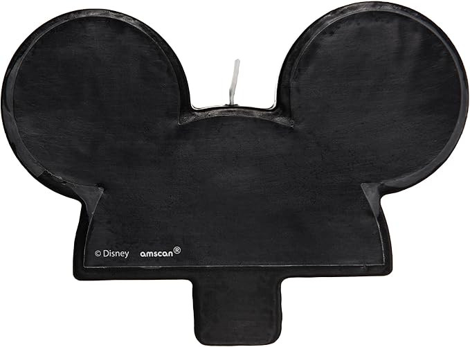 Mickey Mouse Birthday Candle | Black | Decoration | 1 Pc. | Amazon (US)