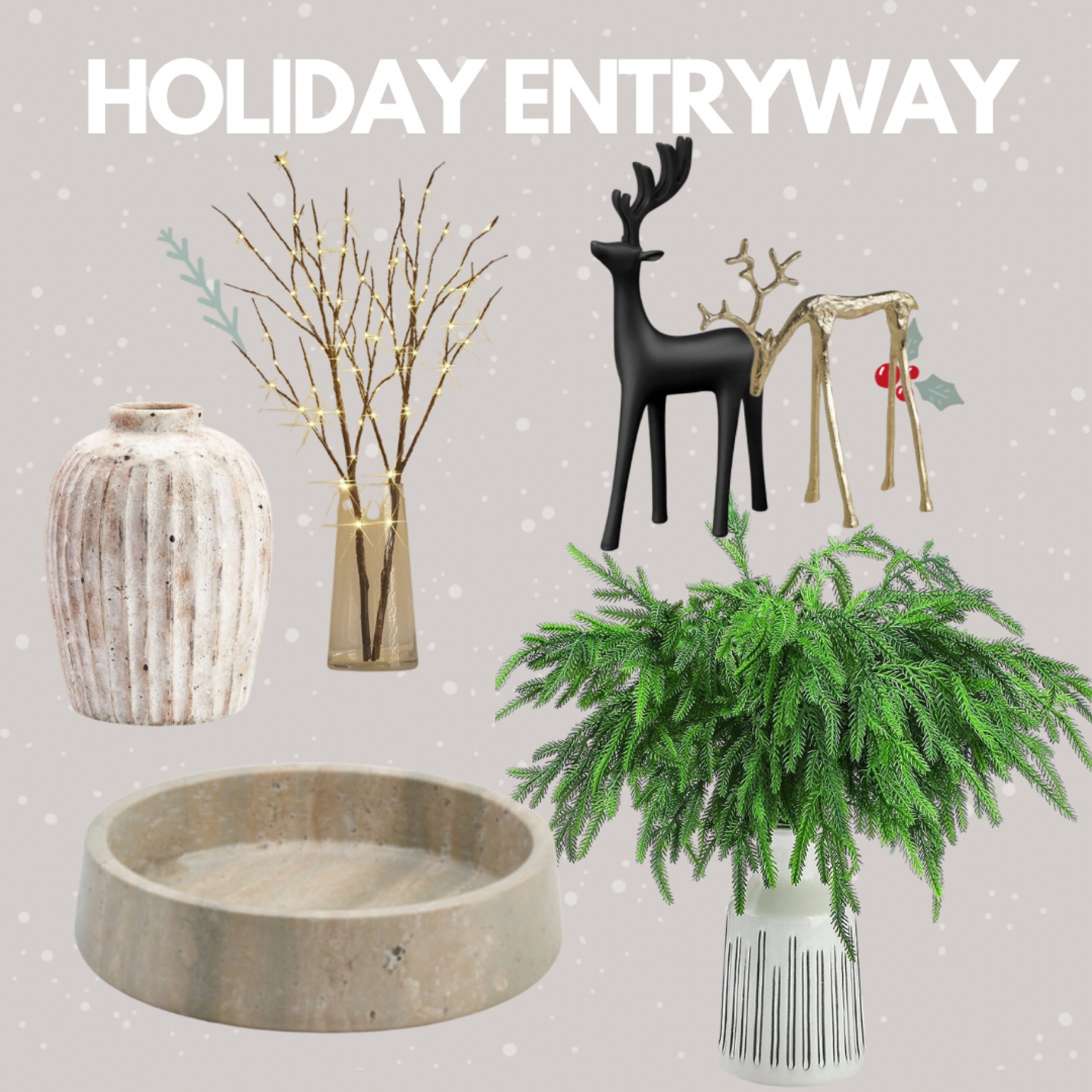 Holiday Entryway Decor for a Cozy Welcome! #holidaydecorideas

#LTKSeasonal #LTKHoliday #LTKhome