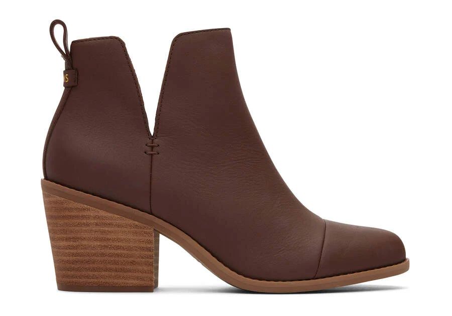 Women

Everly Chestnut Leather Cutout Heeled Boot | Toms Americas