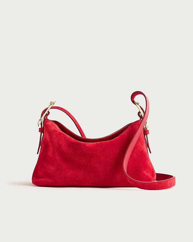 Berkeley small shoulder bag in suede | J. Crew US