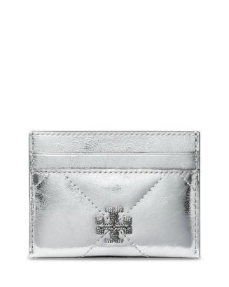Tory BurchKira Diamond Quilted Leather Card Case Be the first to Write A ReviewColor:Silver$130.0... | Bloomingdale's (US)