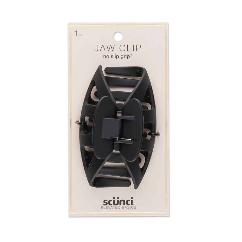 scunci Extra Large No Slip Grip Hidden Hinge Jaw Clips - 1ct | Target