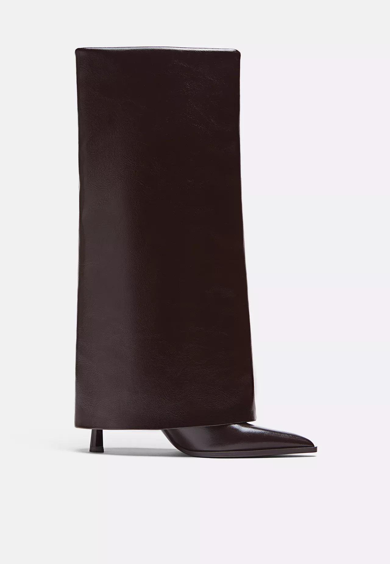 High boots with stiletto heel and gaiter detail | Stradivarius (UK)