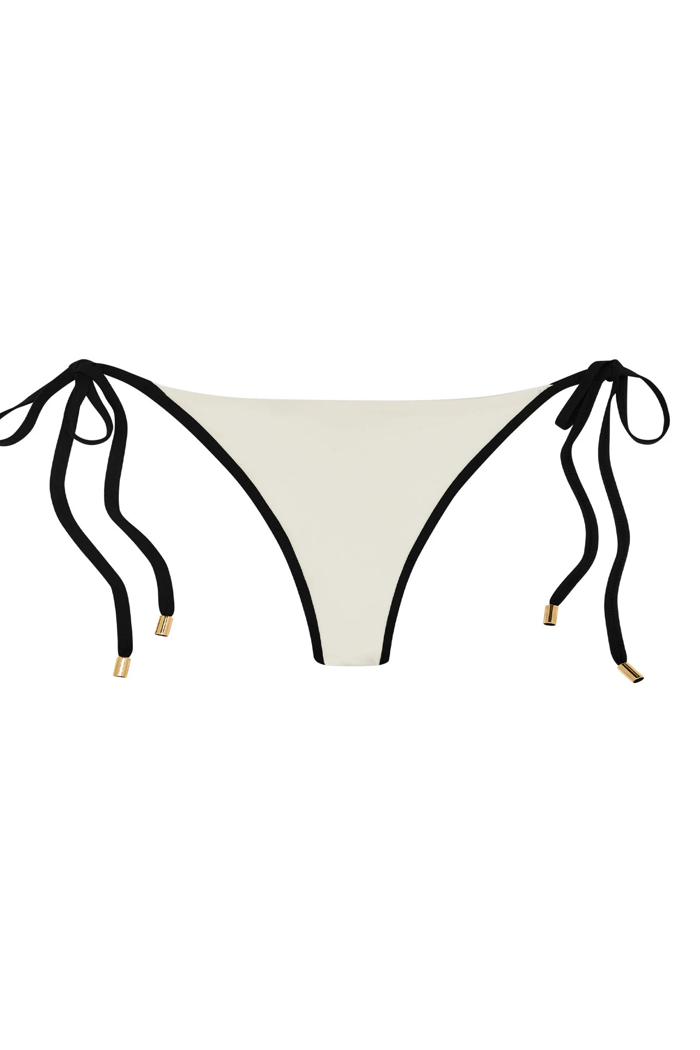 Le Marais Bottom - Ivory/Black | Monday Swimwear