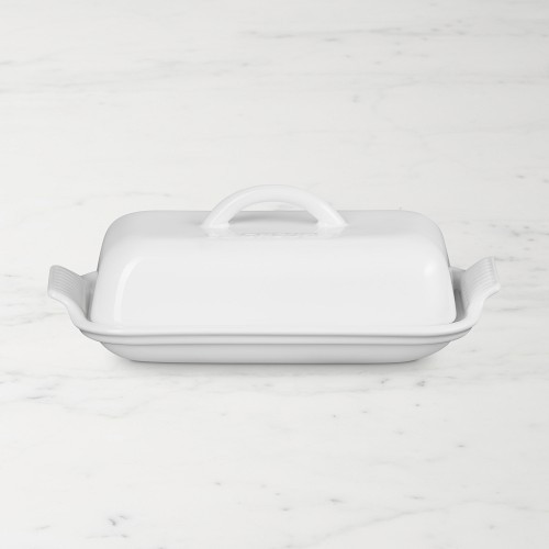 Le Creuset Heritage Butter Dish, White | Williams-Sonoma
