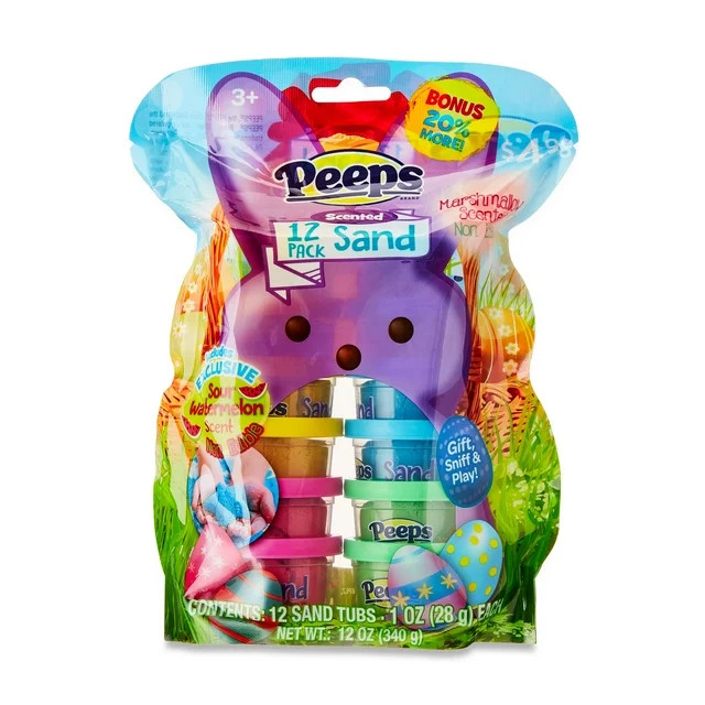 Peeps Marshmallow Scented Play Sand Tubs, 12 Pack | Walmart (US)