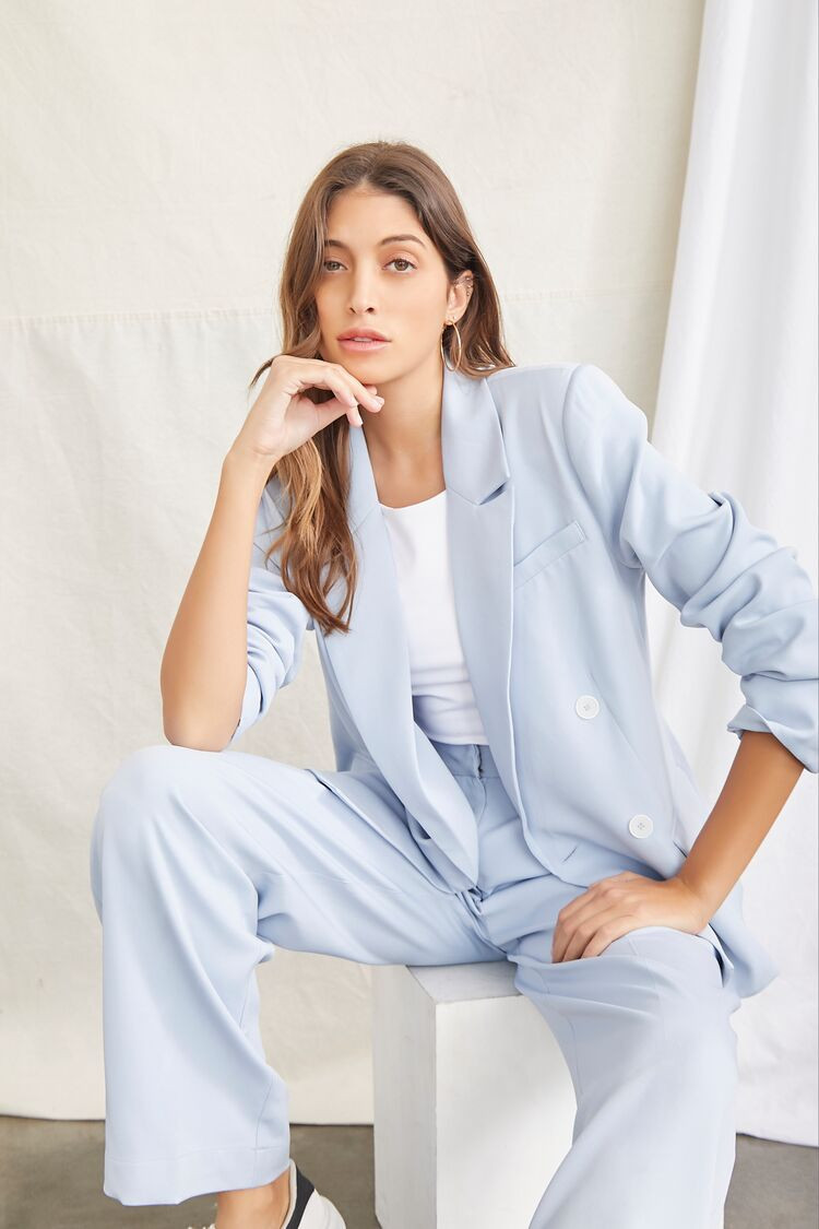 Double-Breasted Suit Blazer & Pants Set | Forever 21 (US)