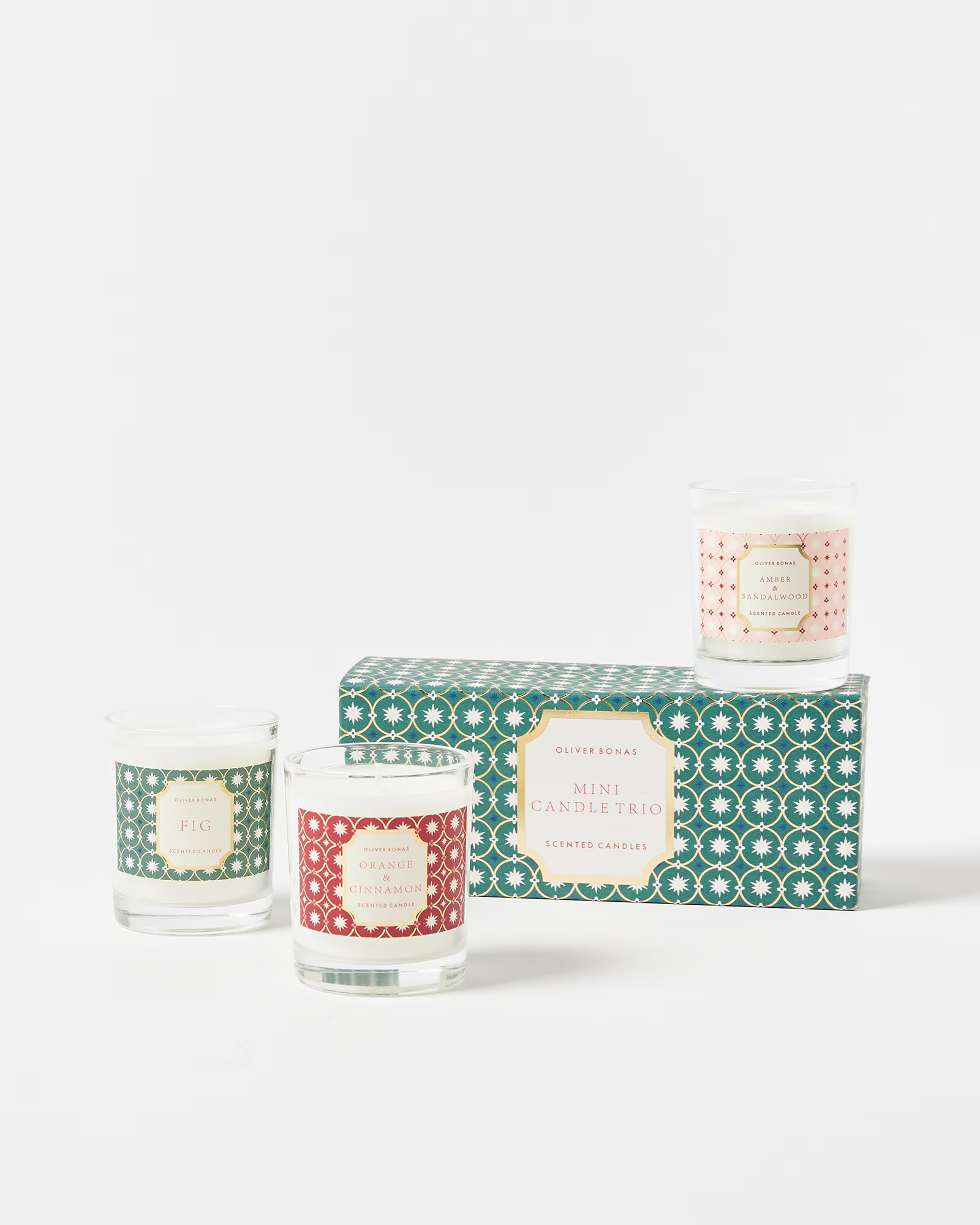 Nova Christmas Scented Candle Set of Three | Oliver Bonas | Oliver Bonas (Global)