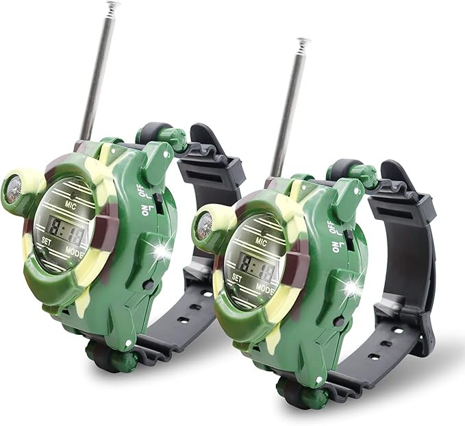 Walkie Talkies Watch, Spy Watch Army Toys for Kids Age 8-12, 7 in 1 Digital Watch Walkie Talkies,... | Amazon (US)