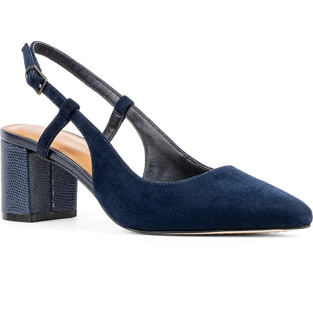 Donald Pliner Slingback Pump in Navy at Nordstrom Rack, Size 8.5 | Nordstrom Rack