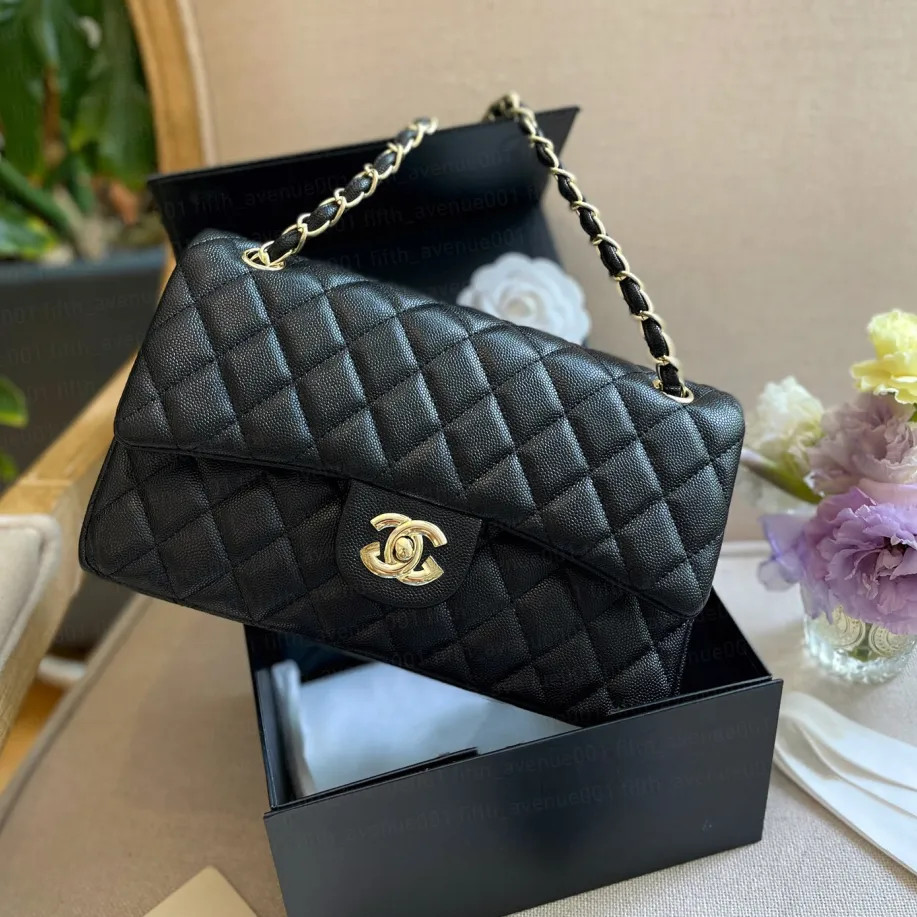 Designer Bag Shoulder Bag Caviar Designer Handbag with Box Luxury Bag Fashion Bag Evening Bag Met... | DHGate