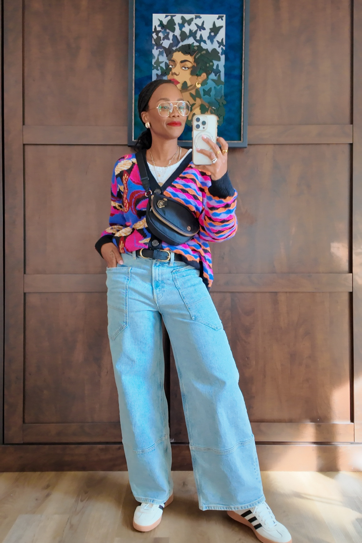 We got a few days of sweater weather here n FL again.  These are my second favorite pair of Everlane jeans. My first is the same ones, but darker. I get asked about them every time I wear them. Wearing a S in the oversized sweater and a 26 in jeans. Adidas Handball Spezials always. 

#LTKSaleAlert #LTKSeasonal #LTKStyleTip