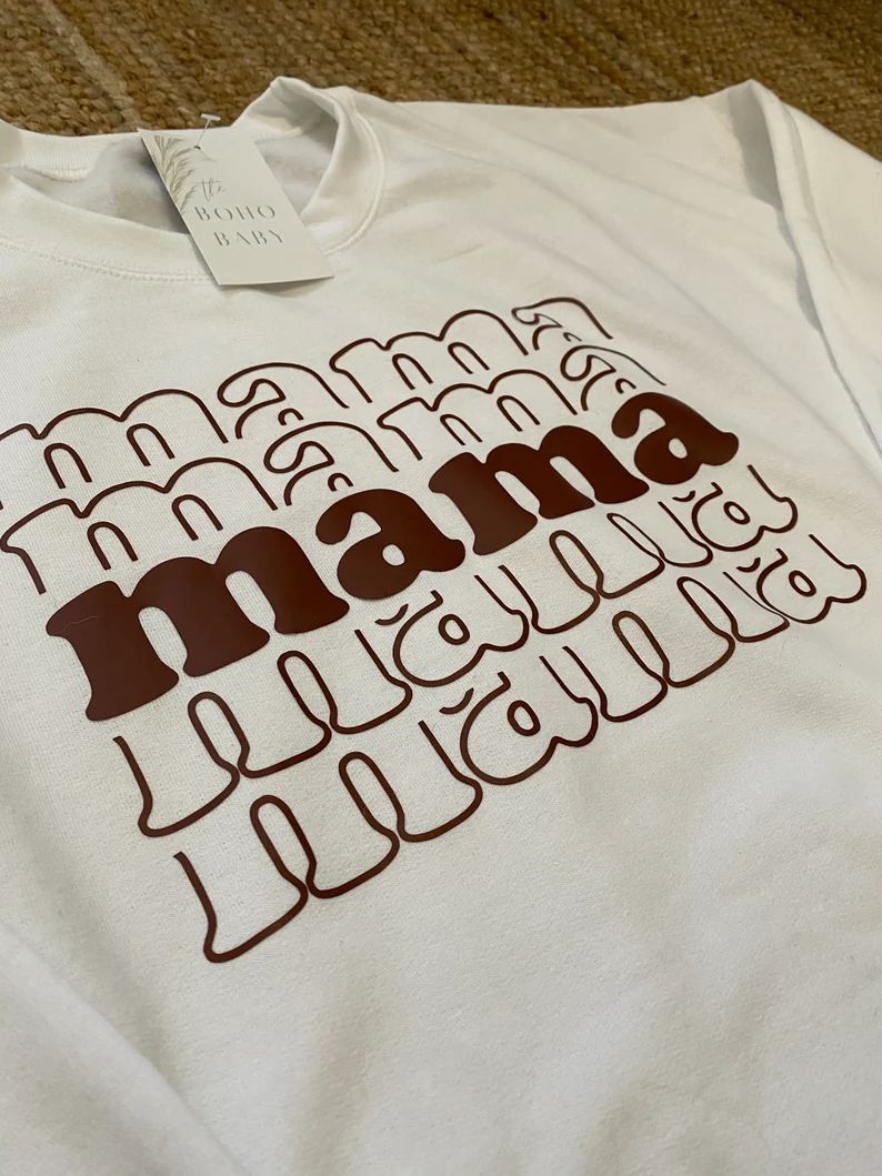 Retro Mama Sweatshirt Retro Mama Hoodie Retro Mama Mama | Etsy | Etsy (US)