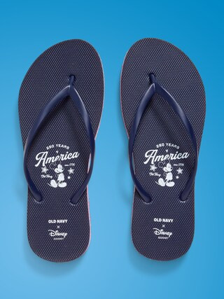 Old Navy x Disney Mickey Mouse Flip-Flop Sandals for Women (Partially Plant-Based) | Old Navy (US)