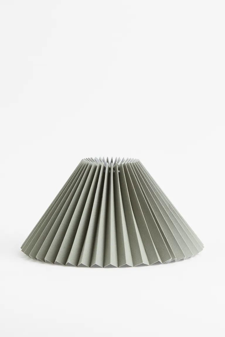 Pleated Lampshade - Dark green - Home All | H&M US | H&M (US + CA)