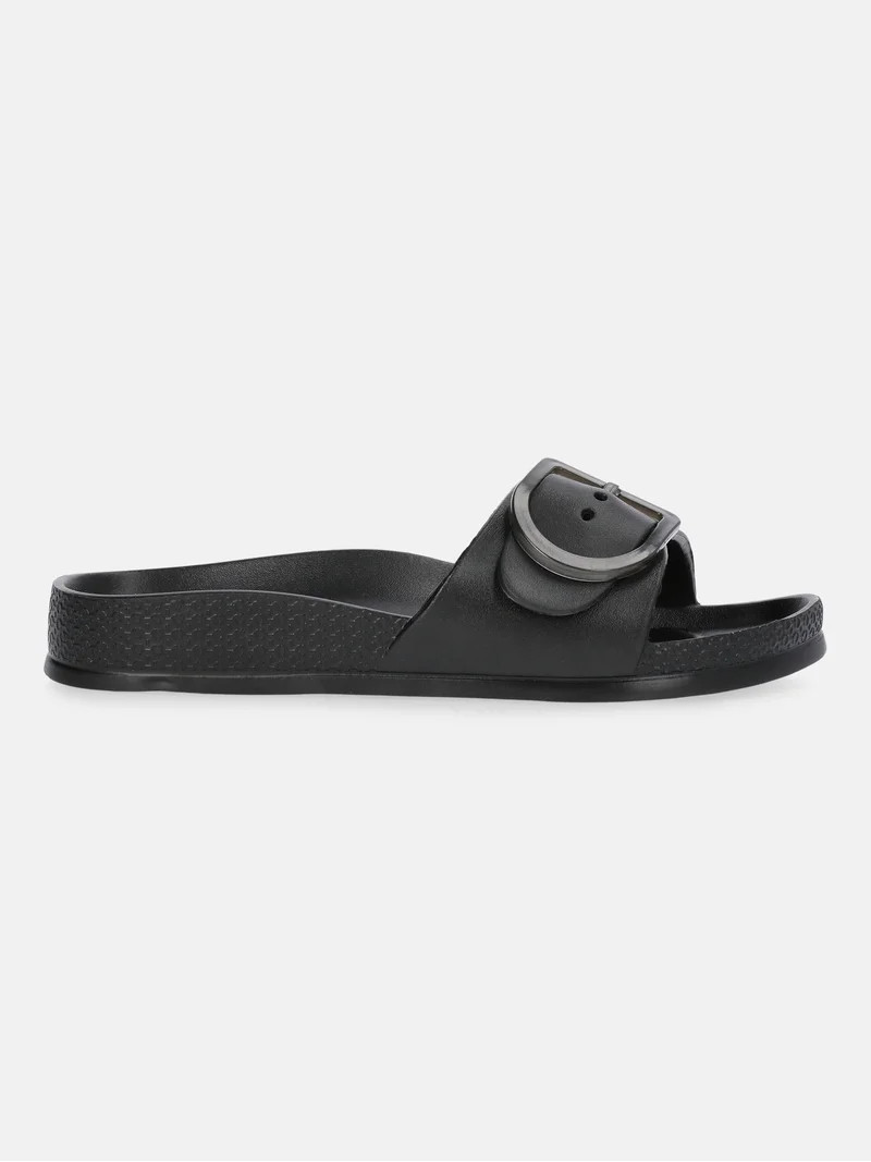 Time and Tru Women's One Buckle EVA Sandals | Walmart (US)