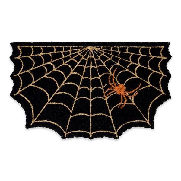 30" Spider Web Rectangular Decorative Doormat | Bed Bath & Beyond
