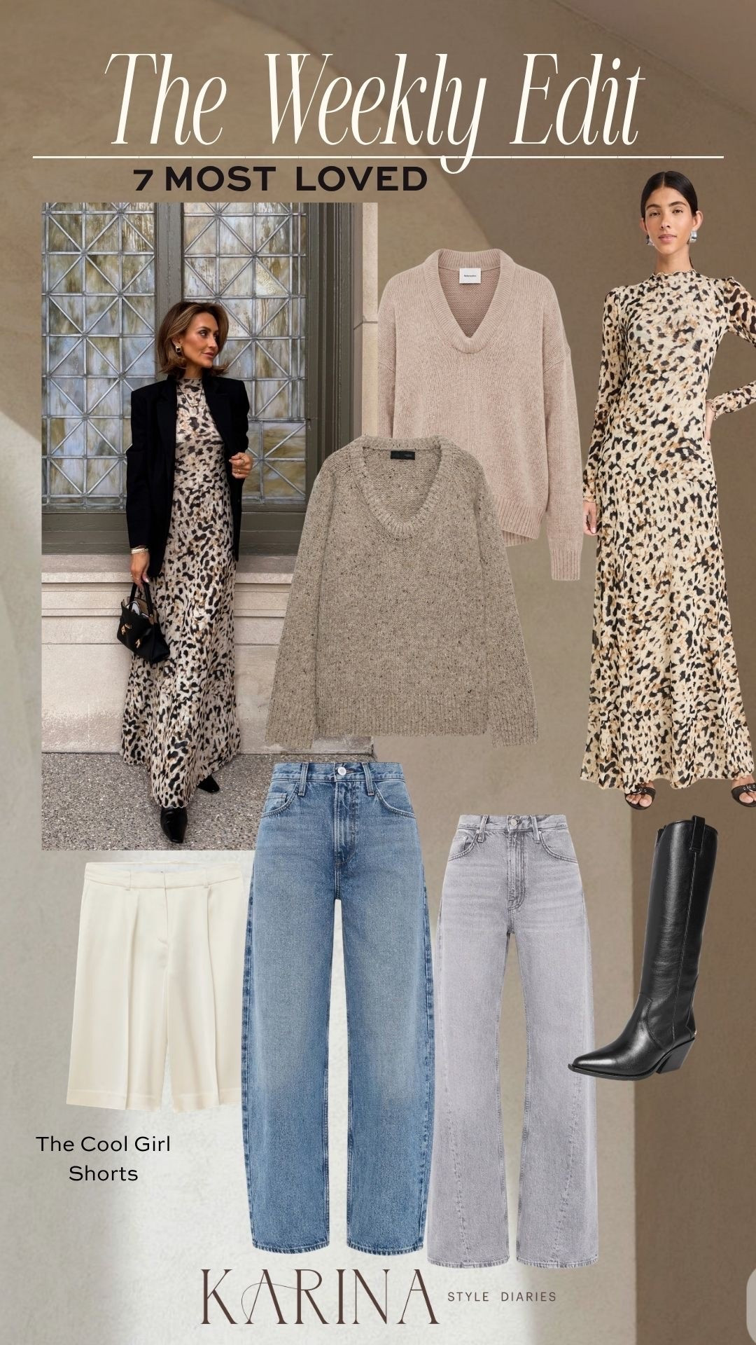 Our most loved this week, chunky knits and staple jeans
